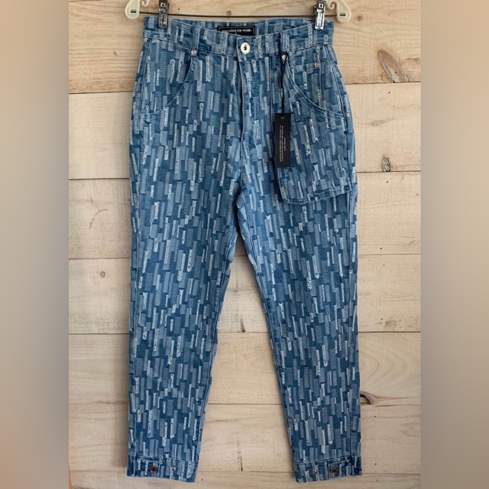 Maniére De Voir Laddered Women’s Jeans.